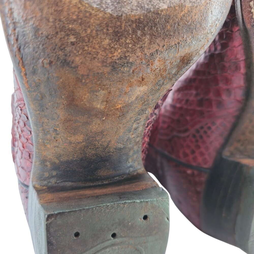 Lucchese San Antonio Full Burmese Python Mens 11.… - image 14